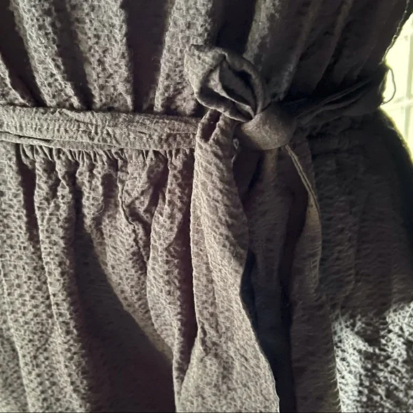 Anthropologie Francesca Balloon Sleeve Black Short Romper - Picture 4 of 11